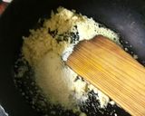 A picture of step 1 of Chocolate Halwa.