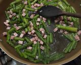 Foto del passaggio 2 della ricetta Sedanini con asparagi e prosciutto
