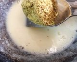 A picture of step 2 of Rose coconut surprise with creamy thandai.