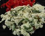 Foto del paso 5 de la receta: Revuelto de claras, espárragos trigueros y bacalao