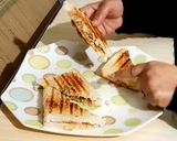 A picture of step 9 of Grilled Cheese Veg Sandwich.