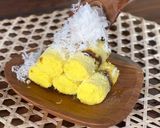Gambar langkah 8 resipi Putu bambu durian.