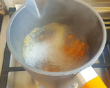 Foto del paso 3 de la receta: Trucha con tortitas de camarón y vegetales