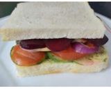 A picture of step 7 of Veg cheese sandwich (Bombay sandwich).