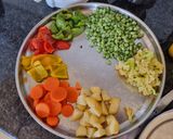 A picture of step 1 of Restaurant style Vegetable Korma (no onion-garlic).