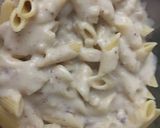 Foto del paso 9 de la receta: MOSTACHOLES🍝 (con espinaca y salsa blanca 🍜gratinados)