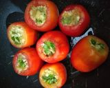 स्टफ्ड टोमेटोेै करी (stuffed tomato curry recipe in Hindi) रेसिपी चरण 5 फोटो
