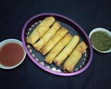 A picture of step 14 of Chicken Roll.