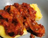 Une image de l'étape 7 de Polenta saucisse Toulouse.