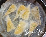 A picture of step 4 of Barley Flour and Sage Nachos with Avocado Salsa.