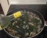 A picture of step 8 of Buttery shrimp scampi in a white wine sauce over angel hair pasta#mycookbook.