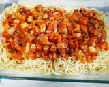 Foto del paso 4 de la receta: Espaguetis con salsa especial