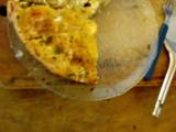 Torta de verduras y pollo al horno
