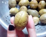A picture of step 5 of OLIVE PICKLE (JOLPAI ACHAR) without garlic.