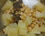 A picture of step 2 of Chana Daal Chat.