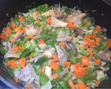 Foto del paso 2 de la receta: Jamoncitos de pollo con setas y verduras a la cerveza