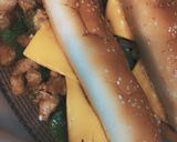 صورة لخطوة 10 من وصفة سندوتشات بالدجاج المكسيكي 😋🌭