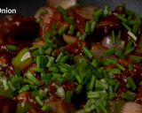 A picture of step 11 of Chilli Chicken.