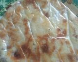 A picture of step 4 of Chhena poda.
