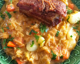 Zöldséges kelkáposzta főzelék recept fázis 5 fotója