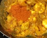 A picture of step 3 of Soya Prawn Curry.