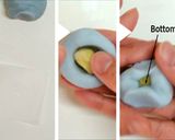A picture of step 5 of Small Nerikiri Wagashi: "Pansy".