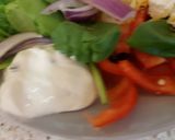 A picture of step 1 of My Super Salad with tasty Chicken Eggs,2 cheese. With Sour cream.