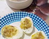 A picture of step 3 of Devil Egg one bite.
