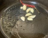 A picture of step 2 of Onion stalk stir fried with Potato.
