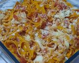 Foto del paso 5 de la receta: Cintas bicolor con salsa rápida (para frezar)