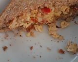 A picture of step 5 of Sandwich + scrambled eggs + green tea.