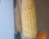 A picture of step 2 of Fresh 'Corn-in' Hoe Cakes (fried cornbread w/corn).