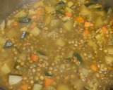 Foto del paso 5 de la receta: Lentejas al curry con verduras y manzana en olla a presión