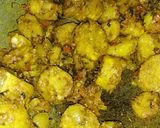 A picture of step 15 of Besan lauki ke gatte.
