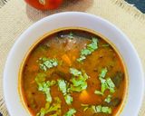 A picture of step 5 of Tomato Rasam.