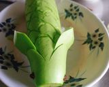 Hình bước làm 1 của món Bầu hấp chao
