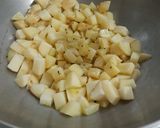 A picture of step 4 of Potato with Poppy seeds (Alu Posto).