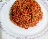 Pas rețetă Cușcuș cu mazăre (legume) și sos de roșii 4 fotografie