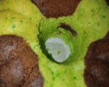Foto langkah ke 5 dari resep Bolu pandan coklat.