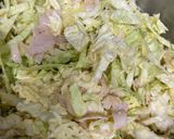 Foto del paso 3 de la receta: Tarta salada / pastel salado de repollo con pavo fácil