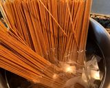 A picture of step 5 of Spaghetti “Alla Crema”.