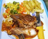 Foto langkah ke 4 dari resep PGBA36 Steak ayam BBQ.