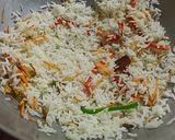 ভেজিটেবল বাসমতী পোলাও (vegetable basmati pulao recipe in Bengali) রেসিপির ধাপ 3 ছবি