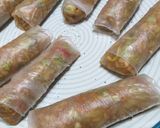 Pas rețetă Pachetele de primăvară cu carne și legume 3 fotografie