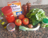 Foto del paso 1 de la receta: Tomates rellenos de atún y quinoa