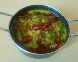 A picture of step 9 of Palak Dal.