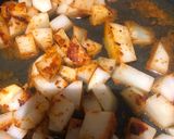 A picture of step 3 of Potato Curry Dry (Koru Shaak).