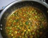 Hare chhole subji recipe step 2 photo