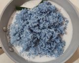 Foto langkah ke 3 dari resep 🥭Mango Sticky Rice with Butterfly Pea.