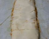 Foto del paso 3 de la receta Trenza de hojaldre rellena de gambas y salmón